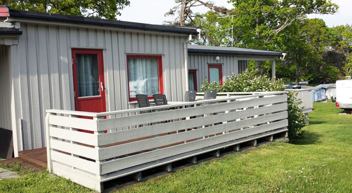 Hytte 1 og 2 med veranda